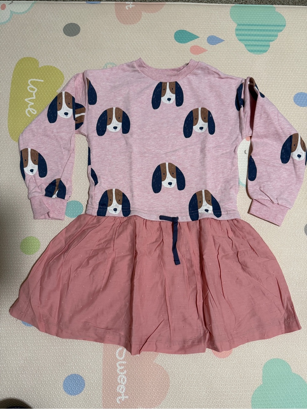 Mini Boden Pink Sweatshirt with Ribbed Neck